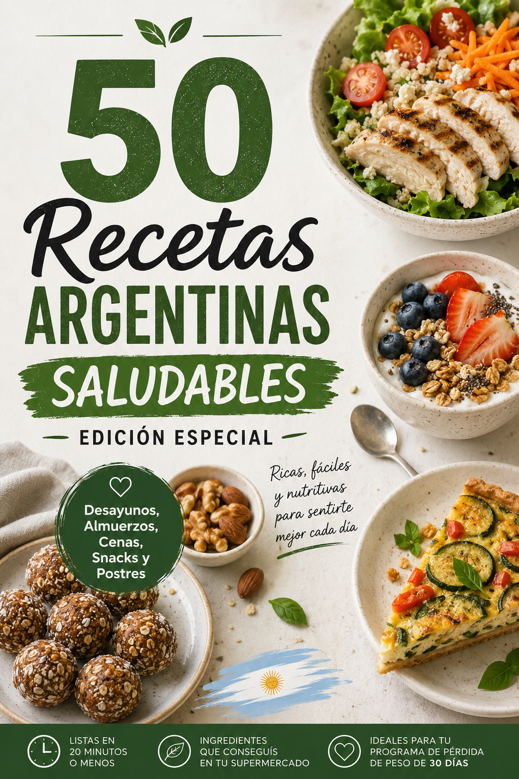 50 Recetas Argentinas Saludables — Edición Especial